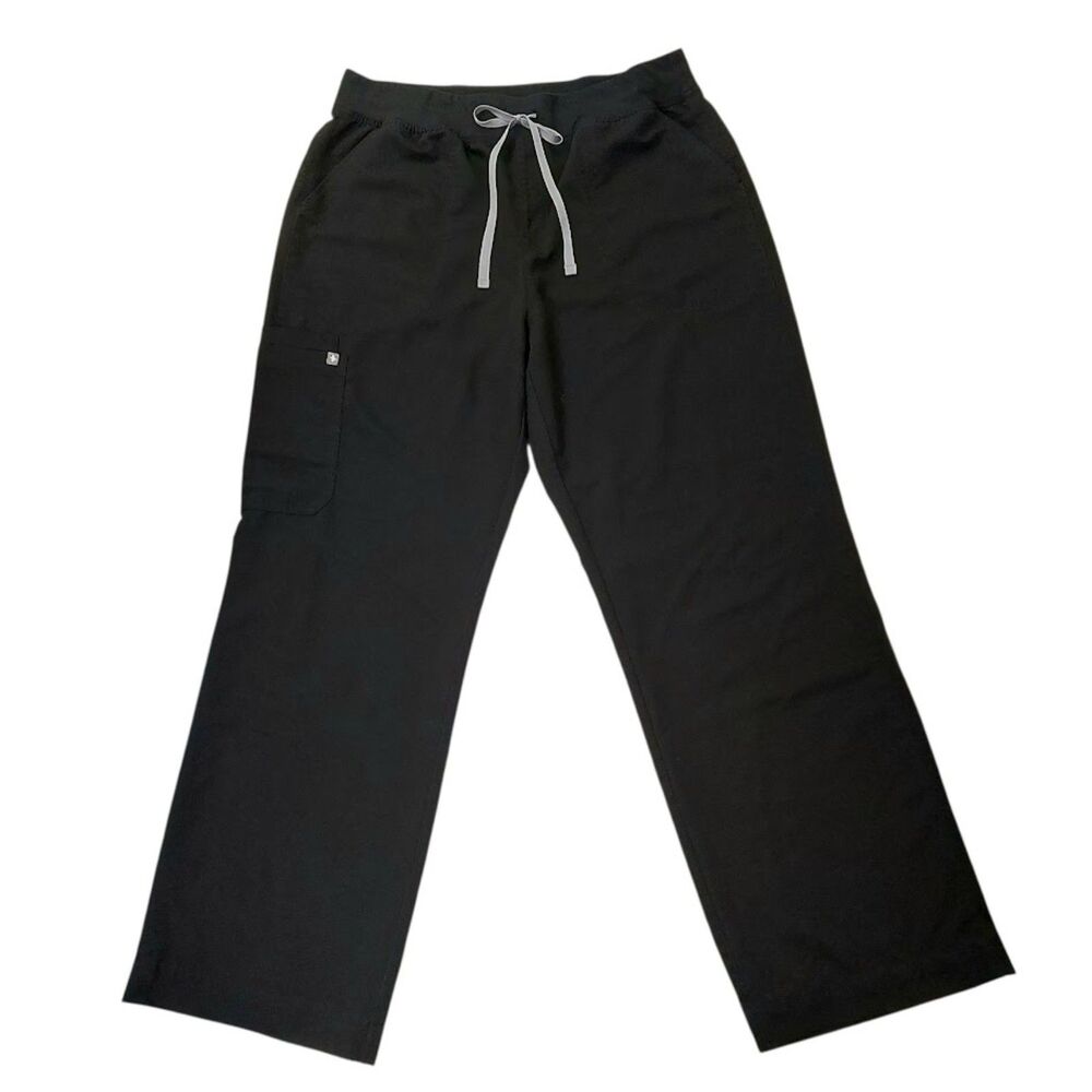 FIGS Scrub Pants Mens XXL Tall Black Technical Collection Stretch Nurse Uniform
